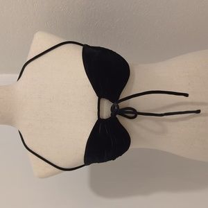 Princess Polly Velvet Halter Bralette (US 8)